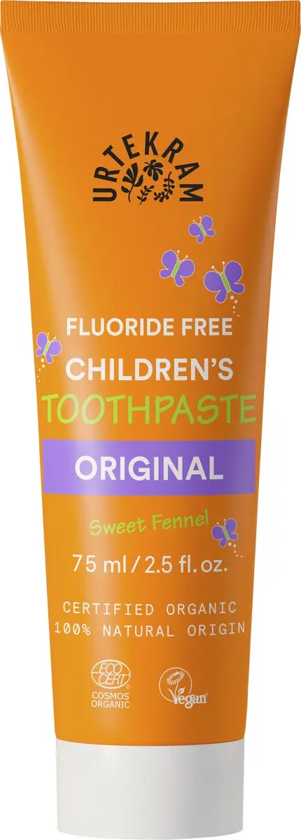 Urtekram Kinder Tandpasta Fluoridevrij 75ml