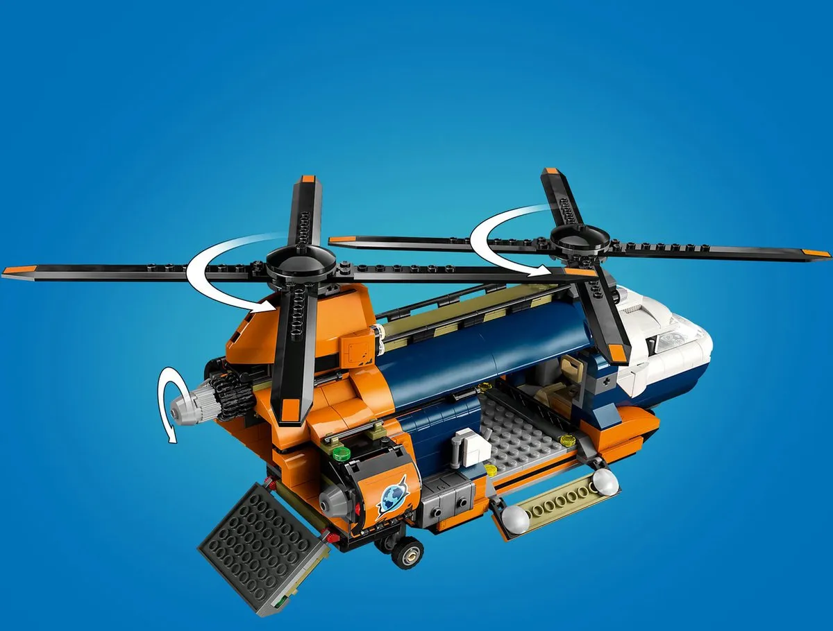 LEGO City Jungleonderzoekers Helikopter Basis 60437 - 881 Stukken