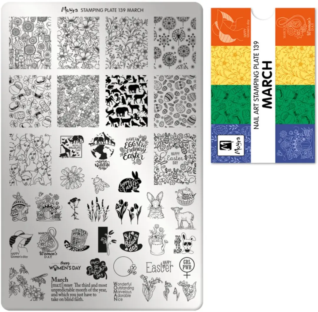 Moyra Stamping Plate 139 MARCH