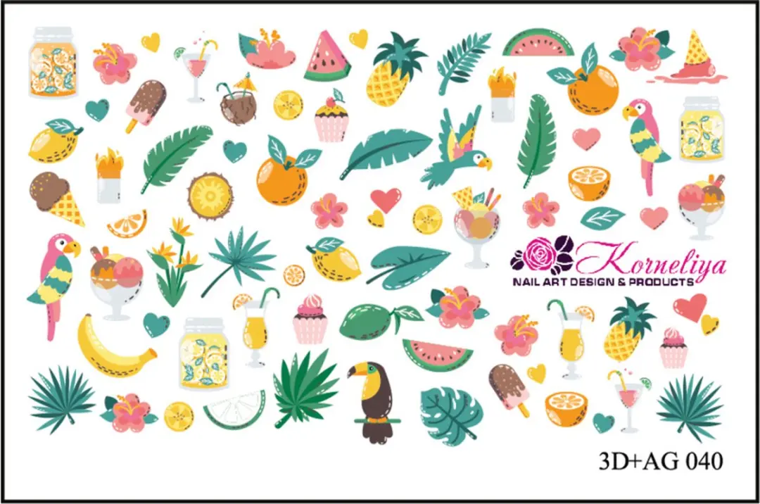 Korneliya 3D+AG 040 Waterdecal