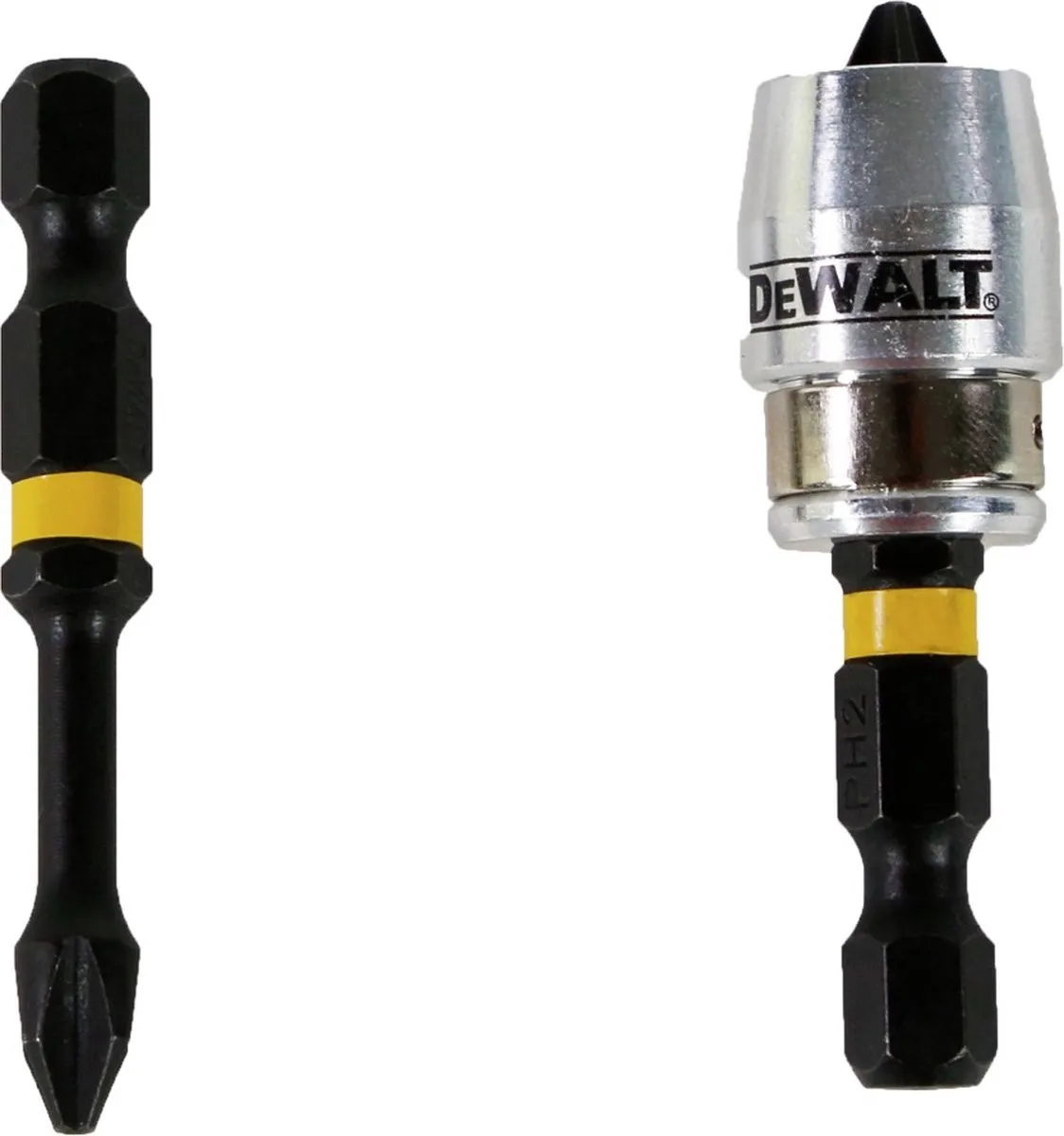DeWalt DT70536T MagLock Bithouder met PH2 50mm Schroefbits