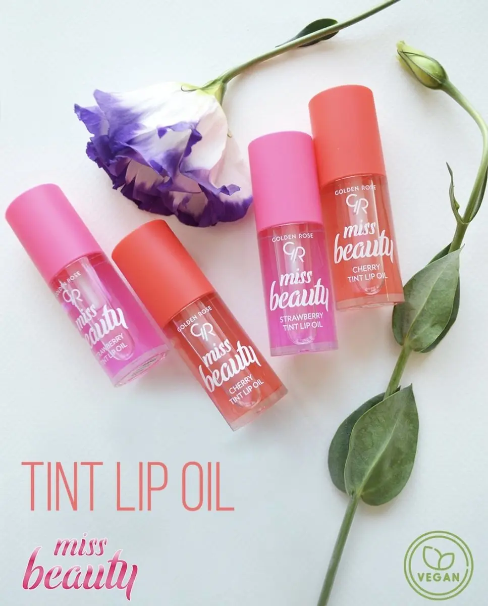 Golden Rose Miss Beauty Tinted Lip Oil - Aardbei 6ml