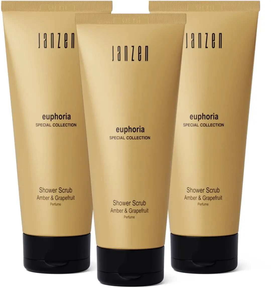 Janzen Shower Scrub Euphoria 3-pack