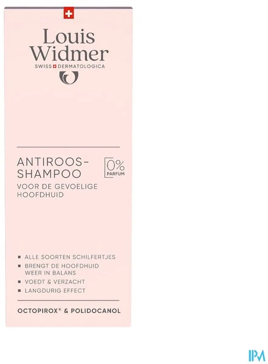 Louis Widmer Antiroosshampoo Parfumvrij 150ml