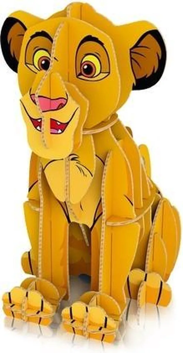 Clementoni The Lion King Legpuzzel & Bouwpakket 104 Stuks - Multicolor - afbeelding 6 van 6