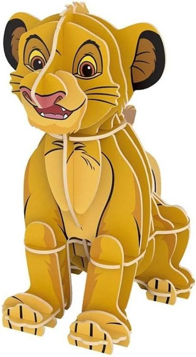 Clementoni The Lion King Legpuzzel & Bouwpakket 104 Stuks - Multicolor - afbeelding 2 van 6