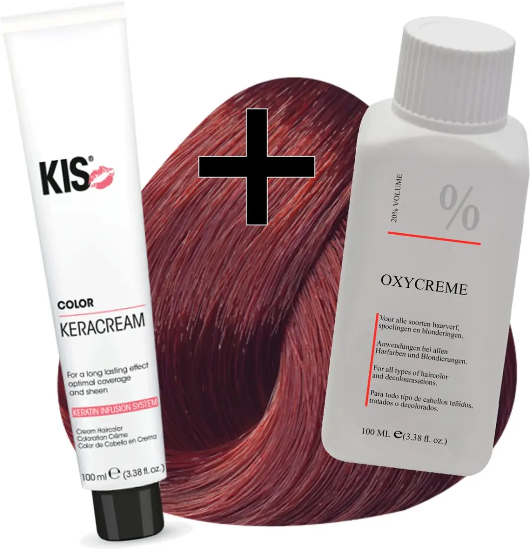 KIS Haarverfset 7RV Licht Rood Violet 100ml