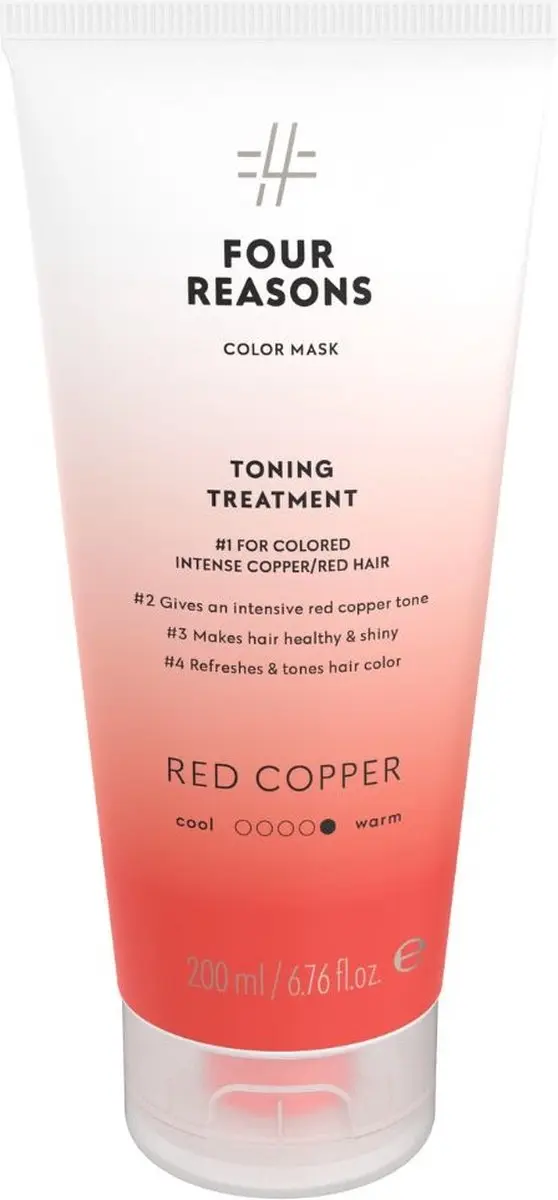 Four Reasons Color Mask Toning Treatment Red Copper 200ml