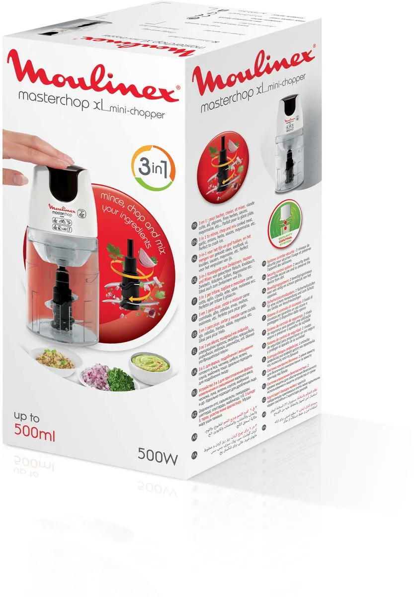 Moulinex DJ450B10 Maalmachine 500W - Wit