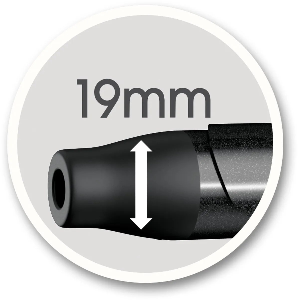 Remington CI1A119 Krultang 19mm - Zwart - afbeelding 6 van 6