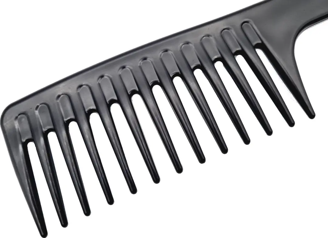 Haarsoires Haarkam 24cm Grove Tanden - Zwart
