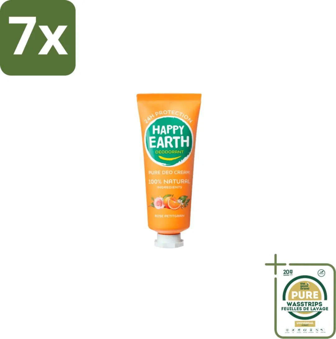 Happy Earth Deodorant Crème Rose Petitgrain 280ml