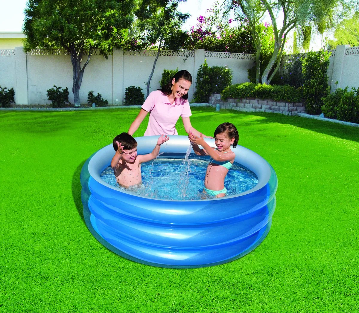 Bestway Kinderzwembad Metallic 150cm - 590L - afbeelding 6 van 6