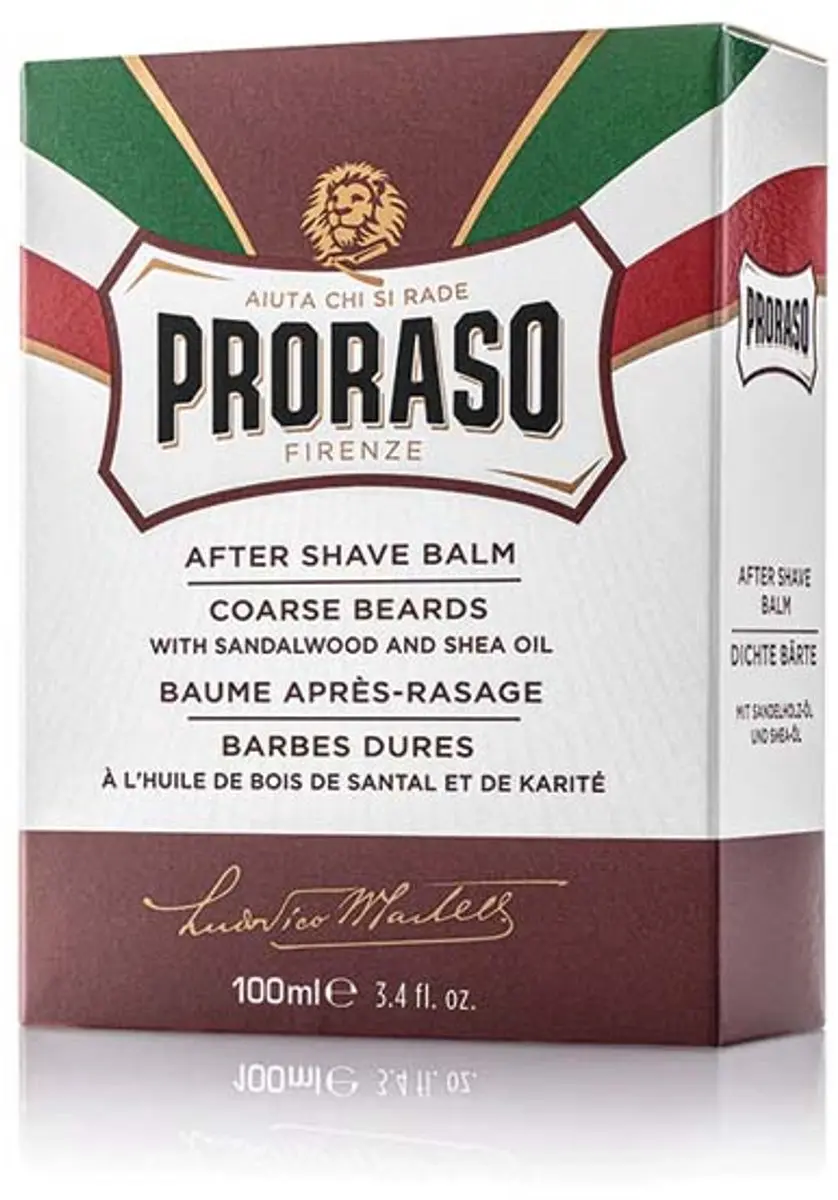 Proraso Aftershave Balsem Sandalwood - Transparant/Zwart