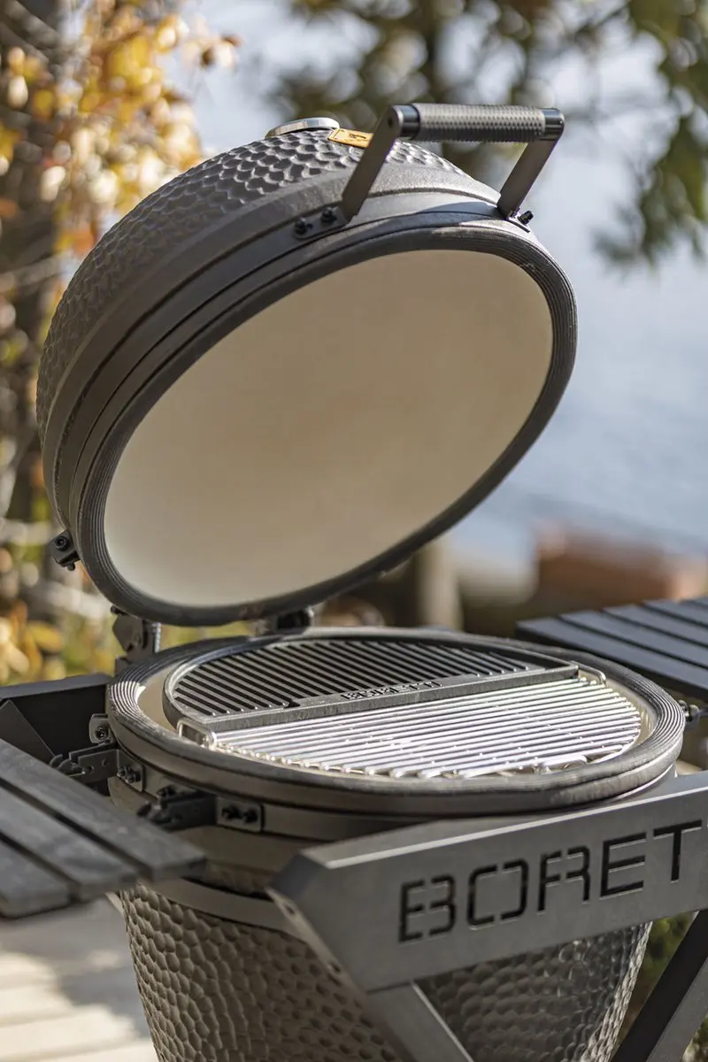 Boretti BBQ Bakplaat Ceramica Medium Gietijzer - Dubbelzijdig Zwart