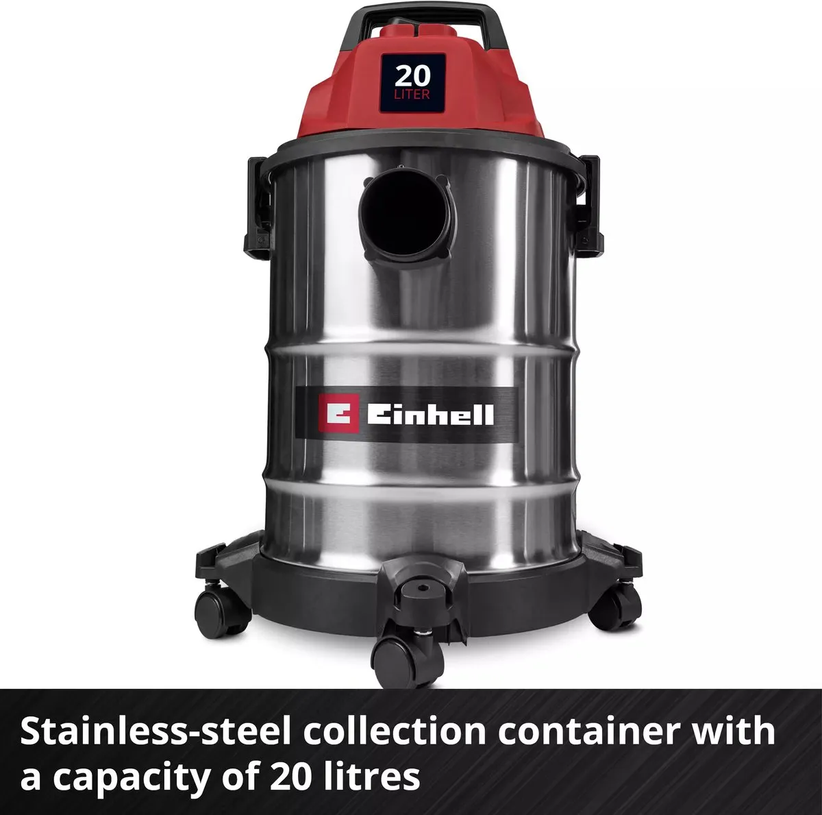 Einhell TC-VC 2045 S Nat-/Droogzuiger 900W - 20L - 180 Airwatts