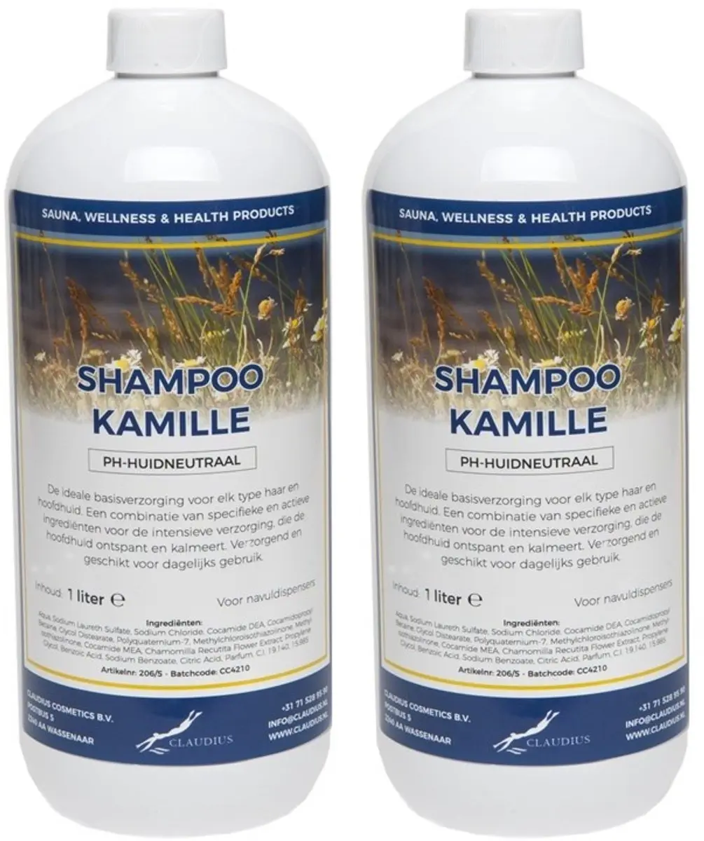 Splashbox Cosmetics Shampoo Kamille 2x1L