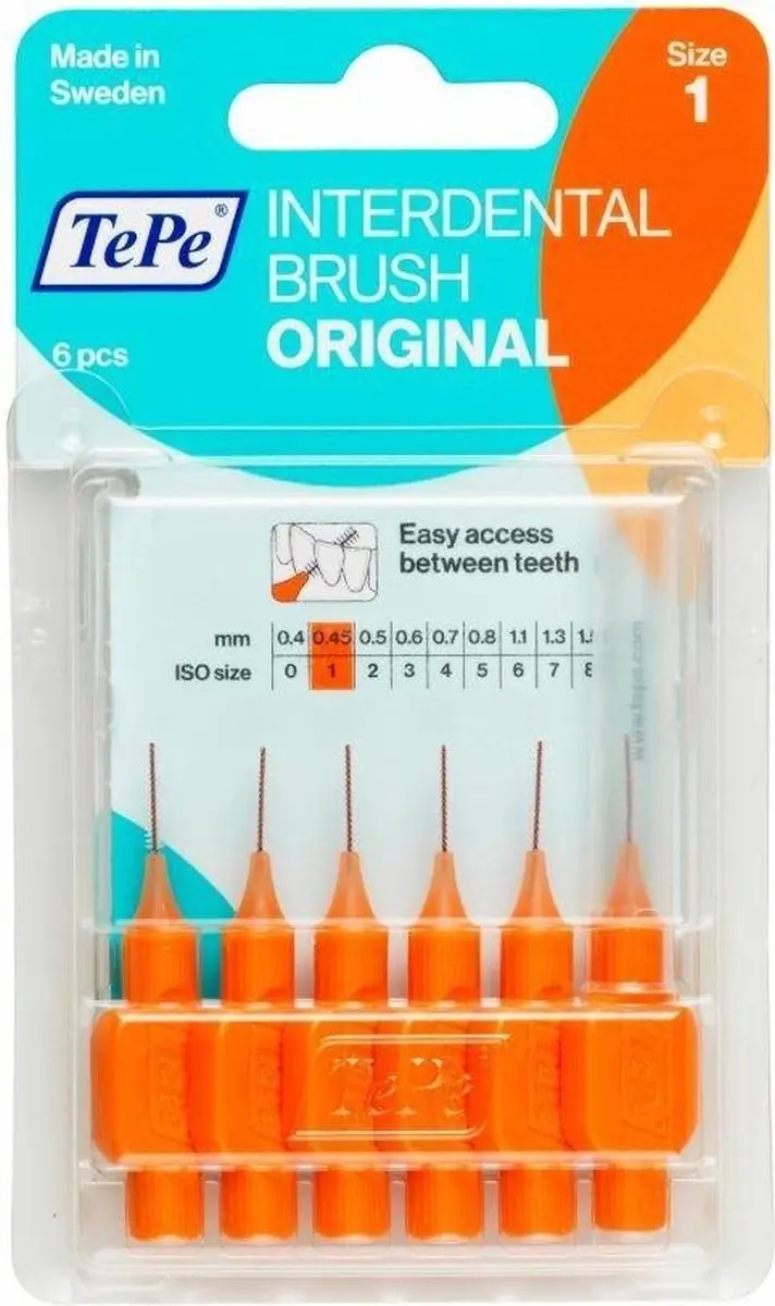 TePe Originele Ragers G2 Oranje - 6 Stuks