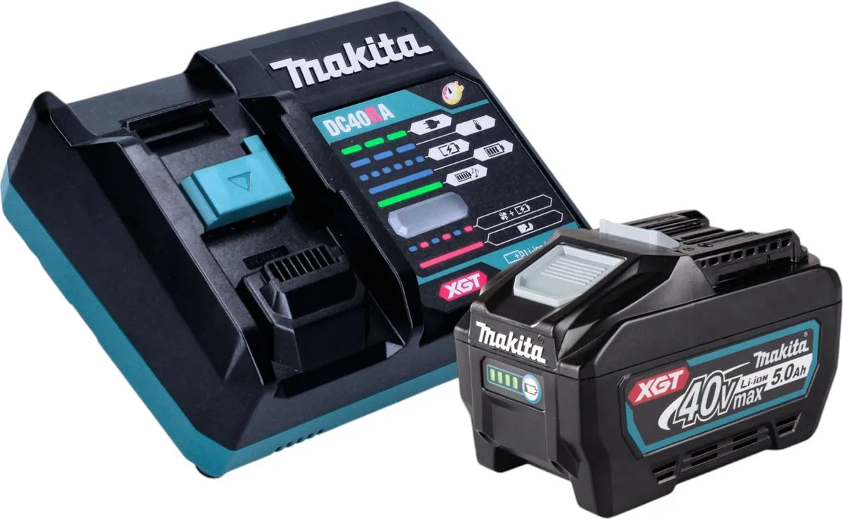 Makita GA 047 GT101 Accu Haakse Slijper 125mm - 1600W - 5.0Ah - afbeelding 2 van 5