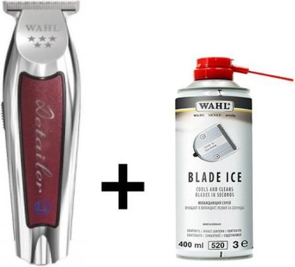 Wahl Cordless Detailer T-Wide + Blade Ice 400ml