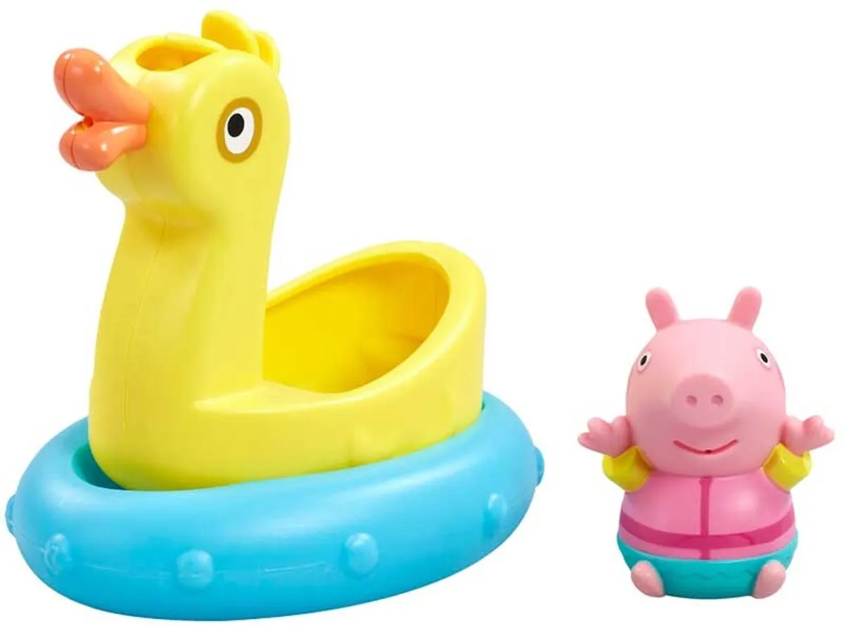Tomy Peppa Pig Drijvende Eend Badspeelgoed - Multicolor