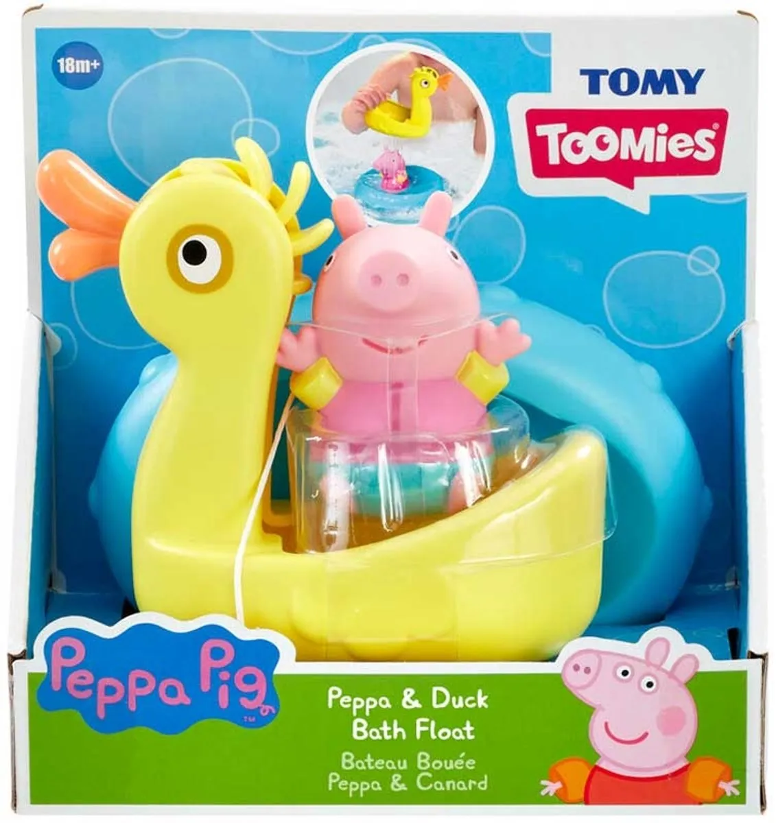Tomy Peppa Pig Drijvende Eend Badspeelgoed