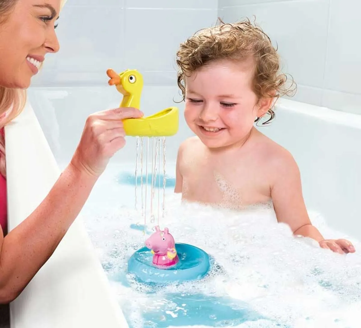 Tomy Peppa Pig Drijvende Eend Badspeelgoed - Multicolor