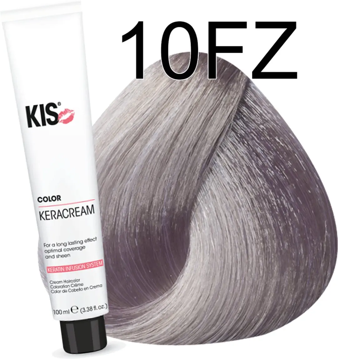 KIS Haarverf 10FZ Zilvergrijs 150ml - Permanent Full Coverage
