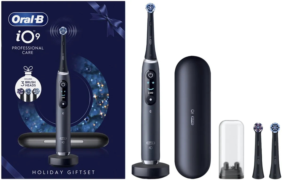 Oral-B iO9 Elektrische Tandenborstel - Zwart - 20 Stuks