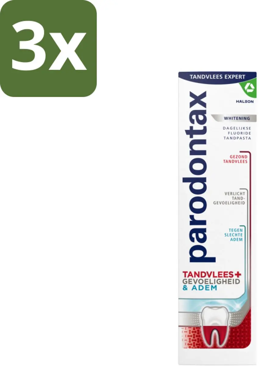 Parodontax Tandpasta Tandvlees+Gevoeligheid & Adem Whitening