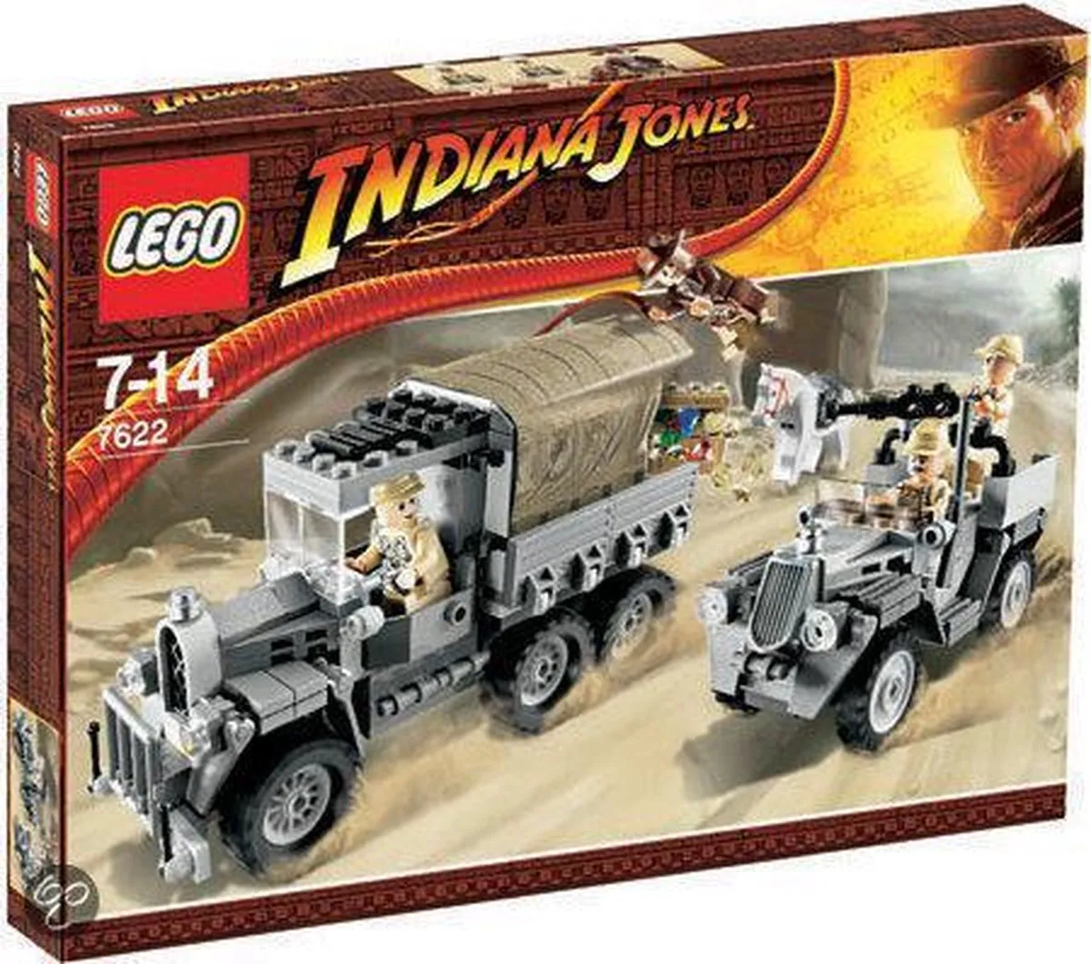 LEGO Indiana Jones De Jacht naar de Gestolen Schat 7622 - 256 Stukken