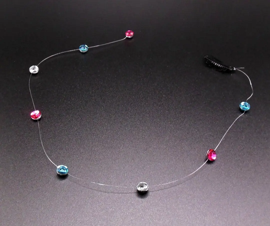 Hairmode Festival Haarclip Diamanten Paars/Blauw/Wit