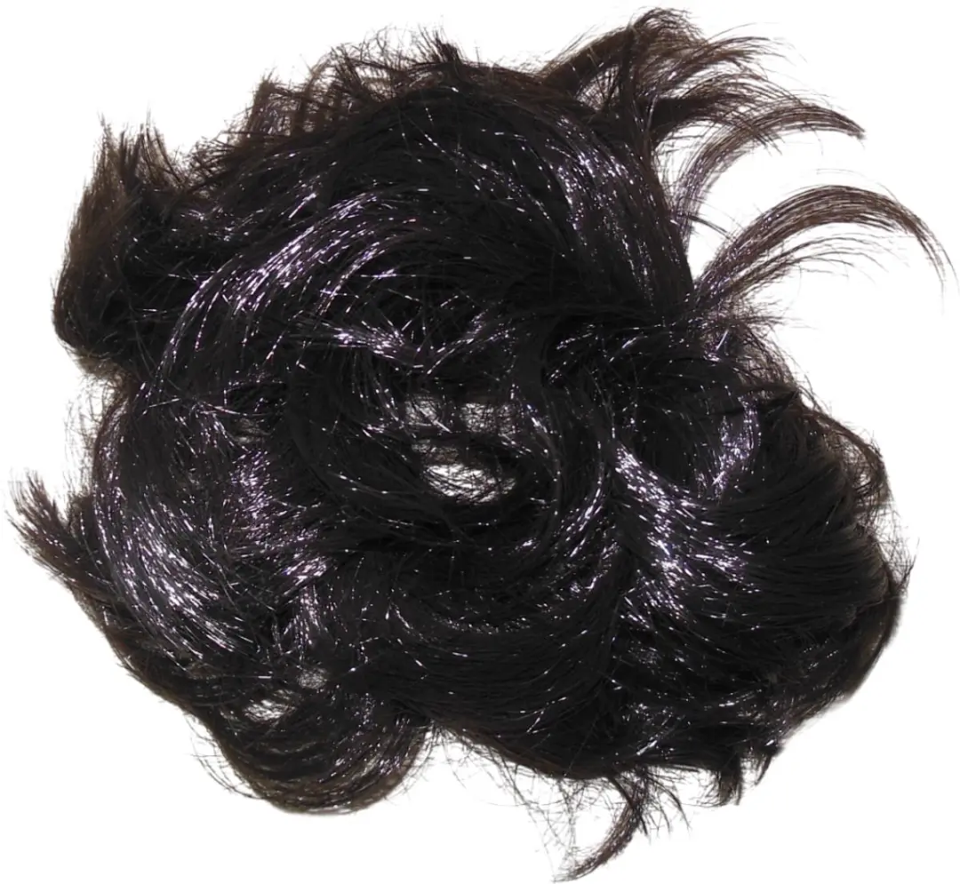 Hairmode Kunsthaar Elastiek Donkerbruin