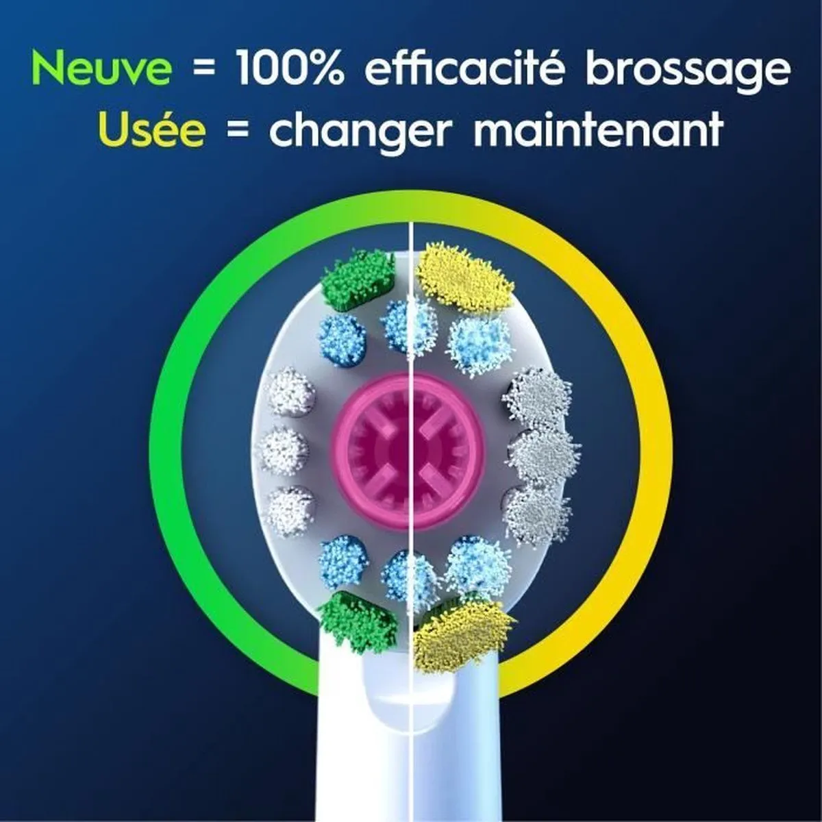 Oral-B Pro 3D White Opzetborstels XF - 8 Stuks