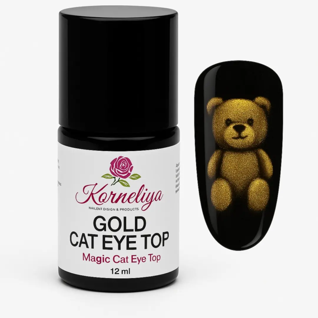 Korneliya 3D Cat Eye Top GOLD 12ml
