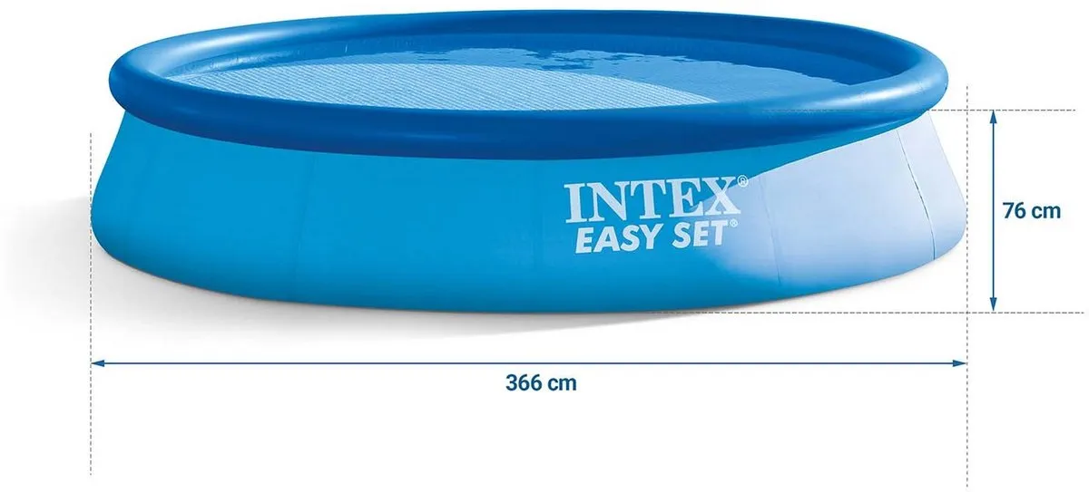 Intex 28130 Tuinuitbreidingszwembad 366x76cm - afbeelding 2 van 5