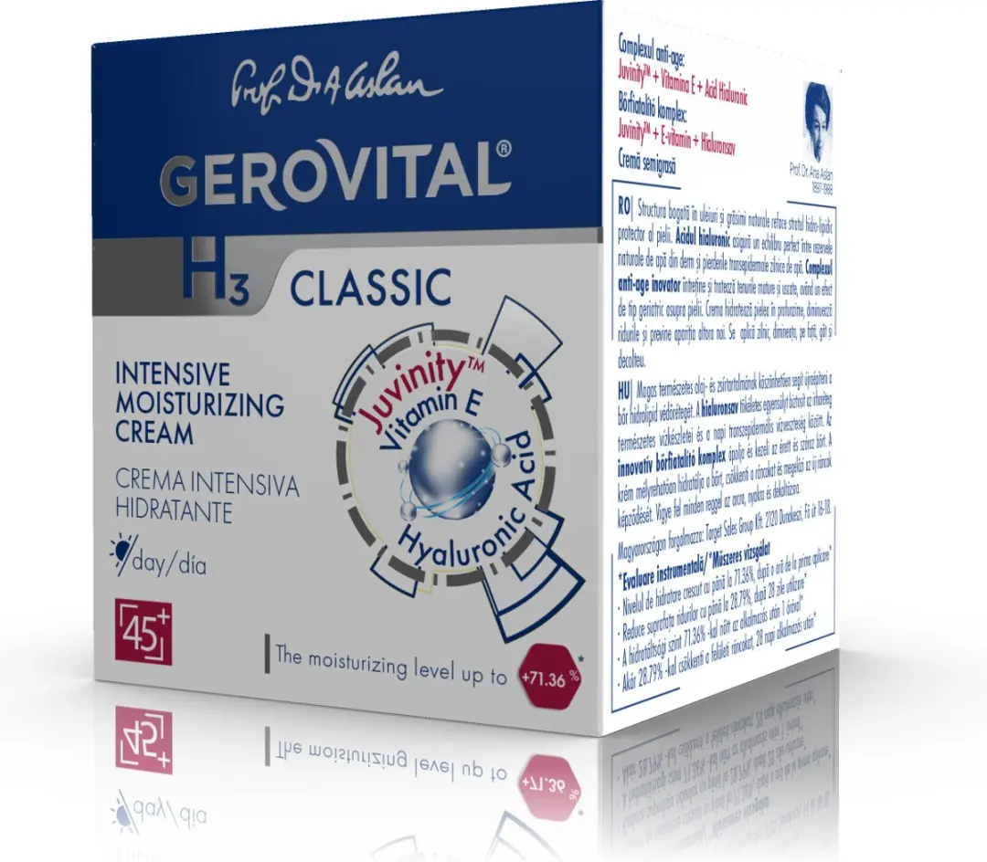 Gerovital H3 Classic Dagcrème 50ml - Anti-aging met Juvinity & Hyaluronzuur
