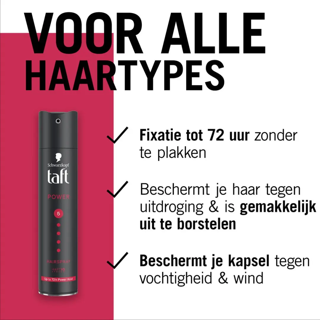 Taft Styling Hairspray Power - 6x250ml