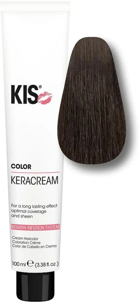 KIS KeraCream Color 100ml - Donkerbruin 4N