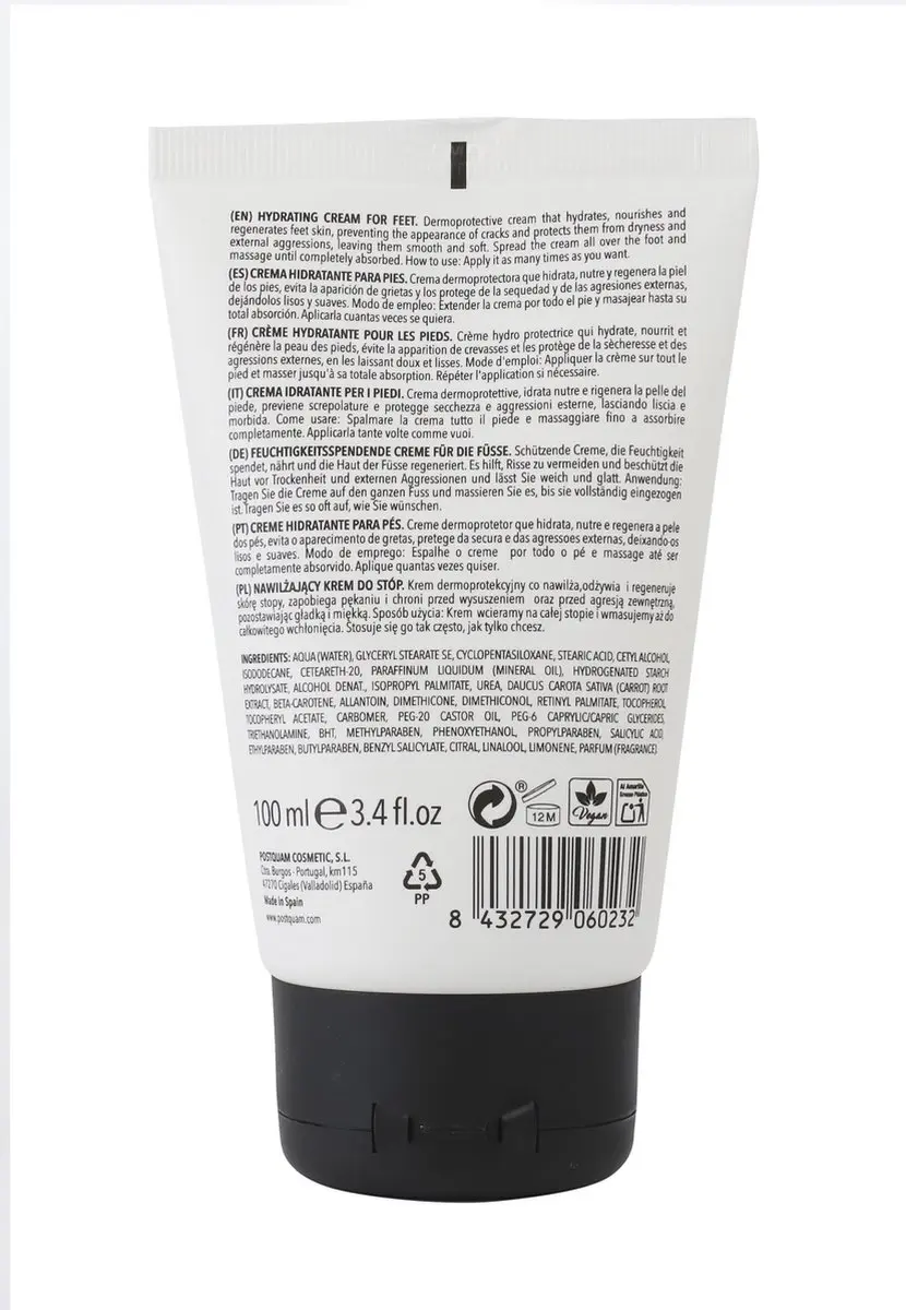 Postquam Hydraterende Voetcrème 100ml