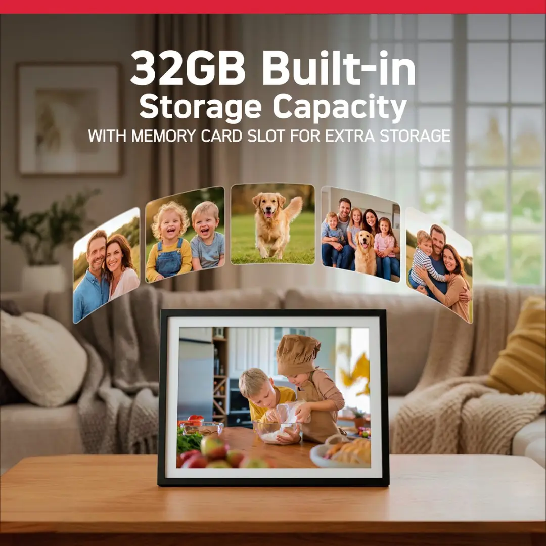 AgfaPhoto Frameo APF1700WIFI Digitale Fotolijst 17" - Zwart