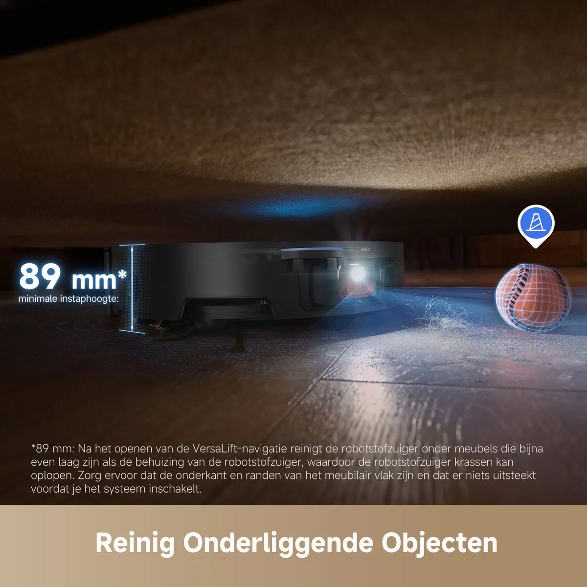 Dreame X50 Ultra Robotstofzuiger - 19.000 Pa - Compleet met accessoires - Zwart