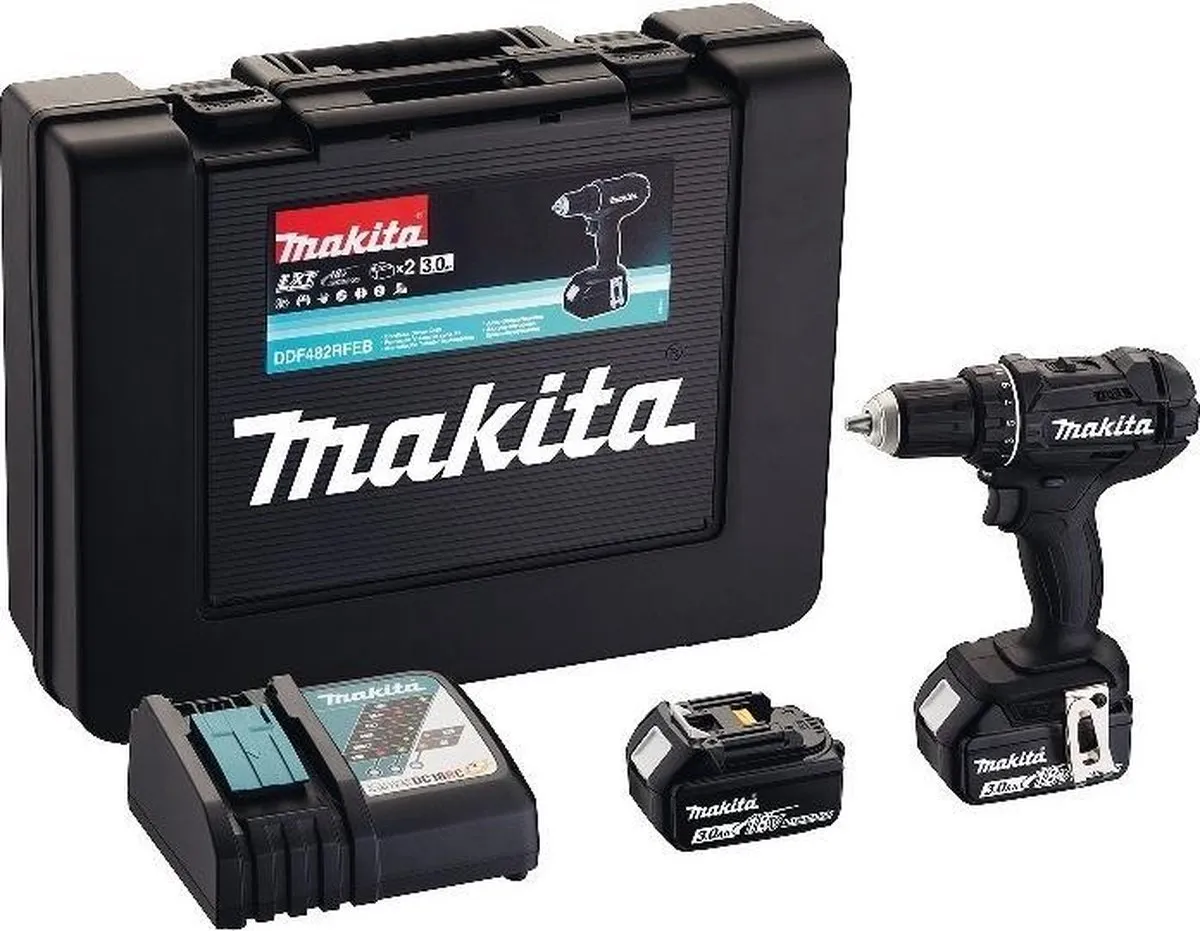 Makita DDF482RFEB Accuboormachine 18V
