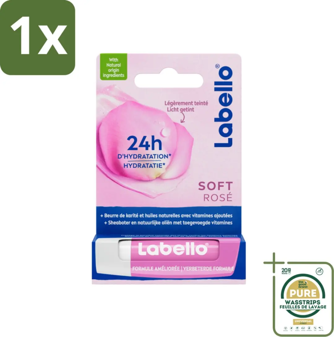 Labello Soft Rosé Lippenbalsem 5g