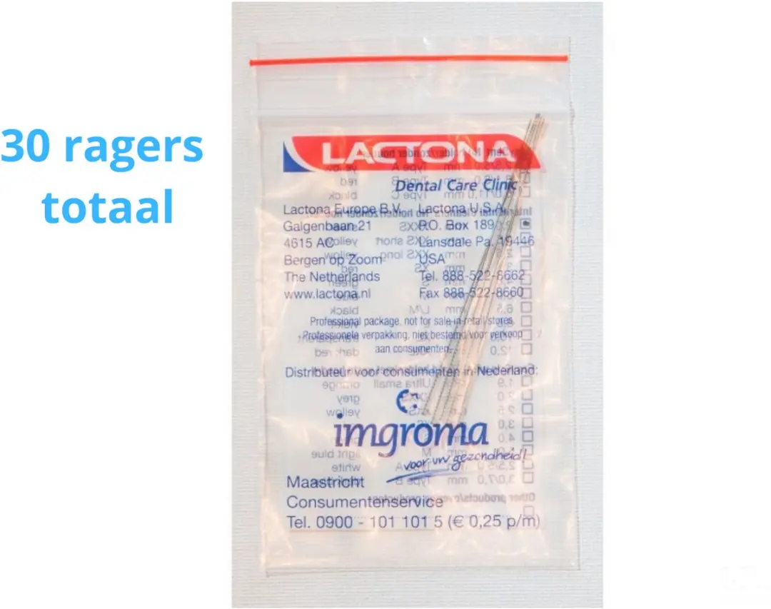 Lactona Interdentaal Ragers XXX-Small 2mm - 30 Stuks