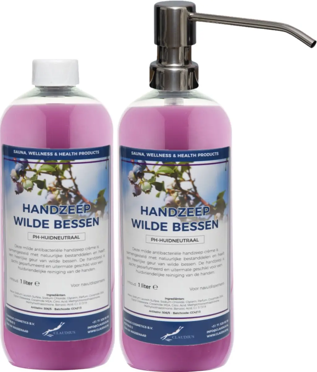 Splashbox Cosmetics Wilde Bessen Handzeep 2x1L