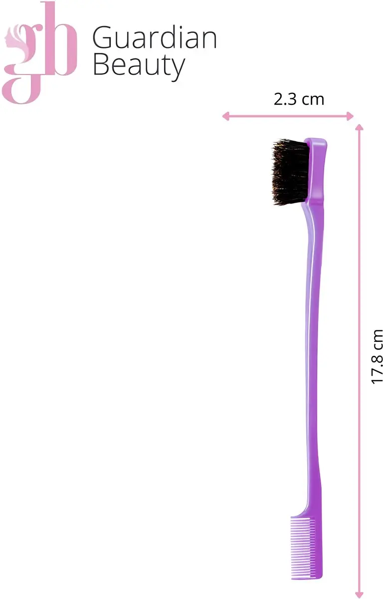 Guardian Beauty Edge Control Borstel & Waxstick - 2 Stuks - Violet