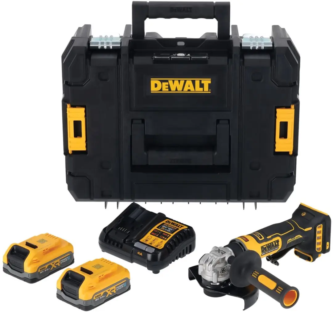 DeWalt DCG404S2T Haakse Slijper 125mm 18V XR