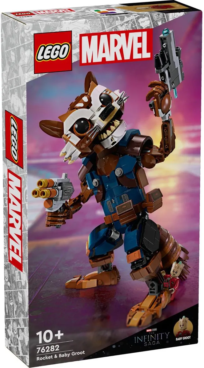 LEGO Marvel Rocket en Baby Groot 76282
