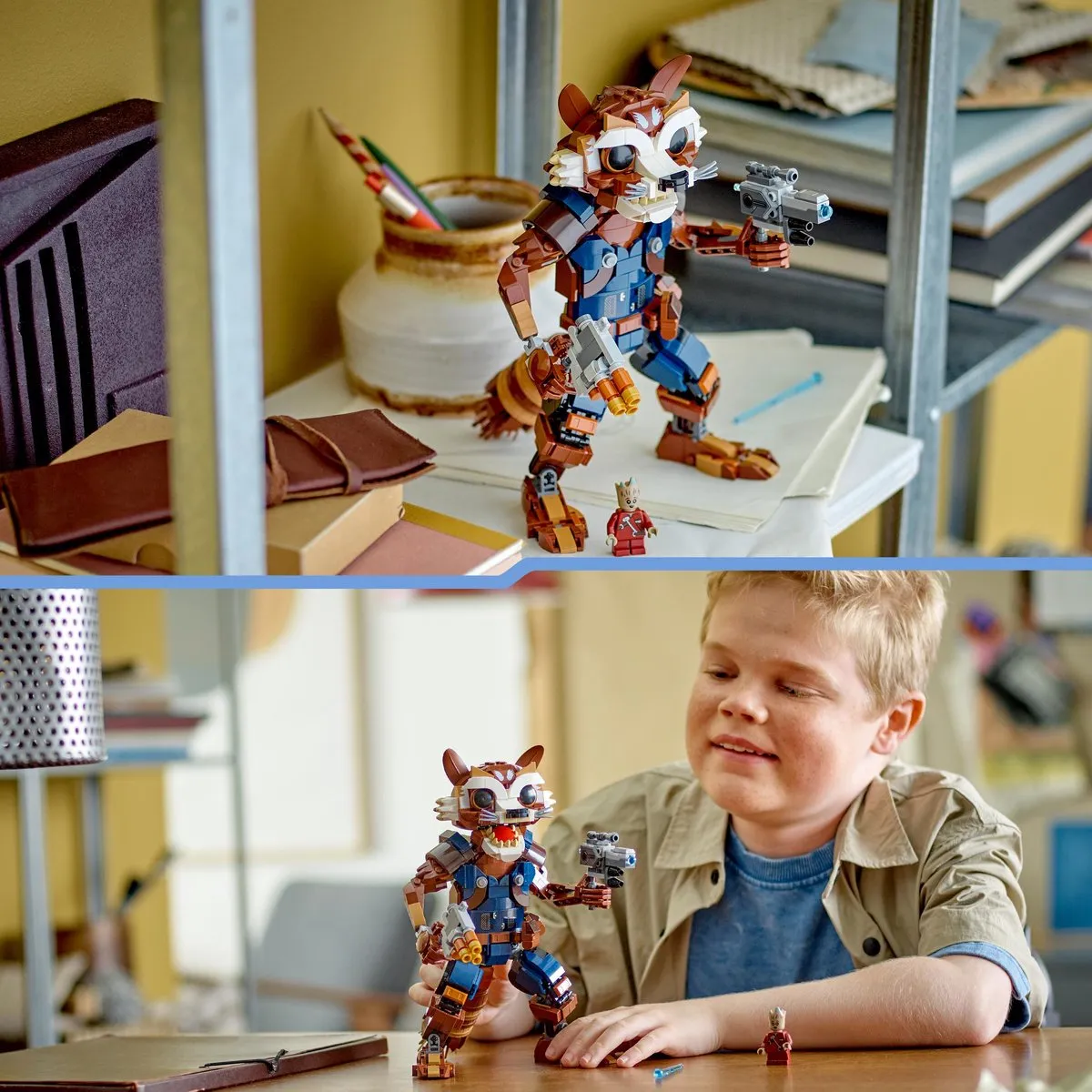 LEGO Marvel Rocket en Baby Groot 76282 - 566 Stukken